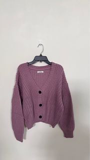 LEVIORA DARIA CARDIGAN PURPLEWOOD