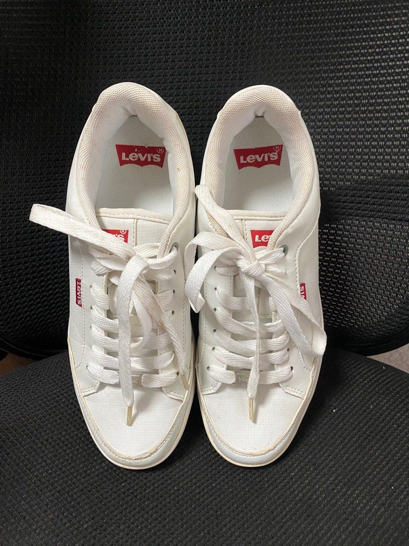 White sneakers levis sale