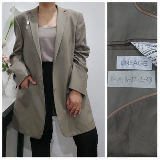 LINEAGE Oversize Plus Size long blazer