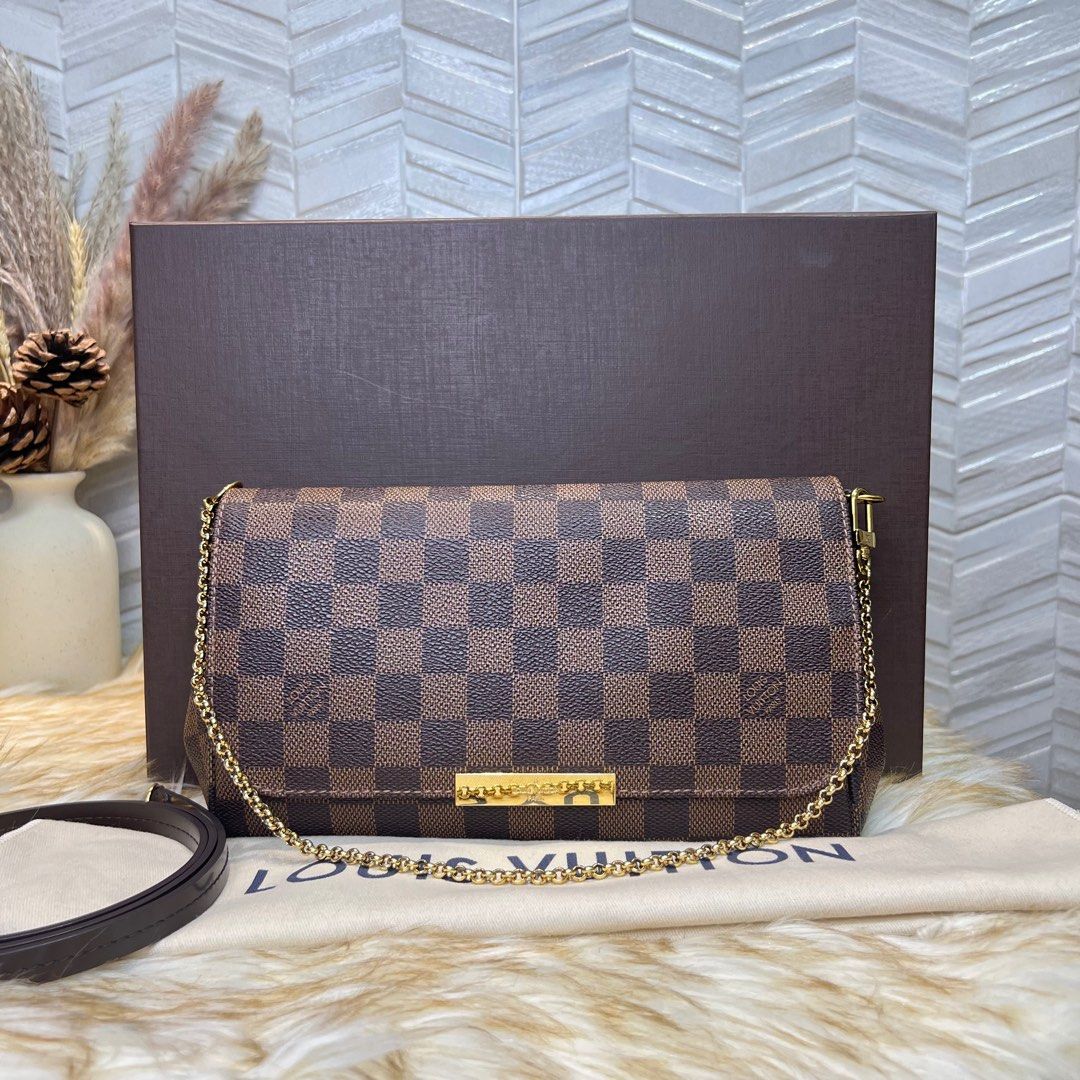 LOUIS VUITTON Damier Ebene Illovo MM Pre-owned Secondhand Luxurylove