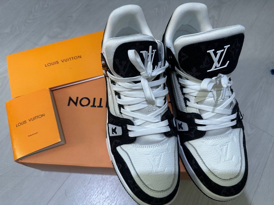 LOUIS VUITTON LV Trainer leather low trainers, Luxury, Sneakers