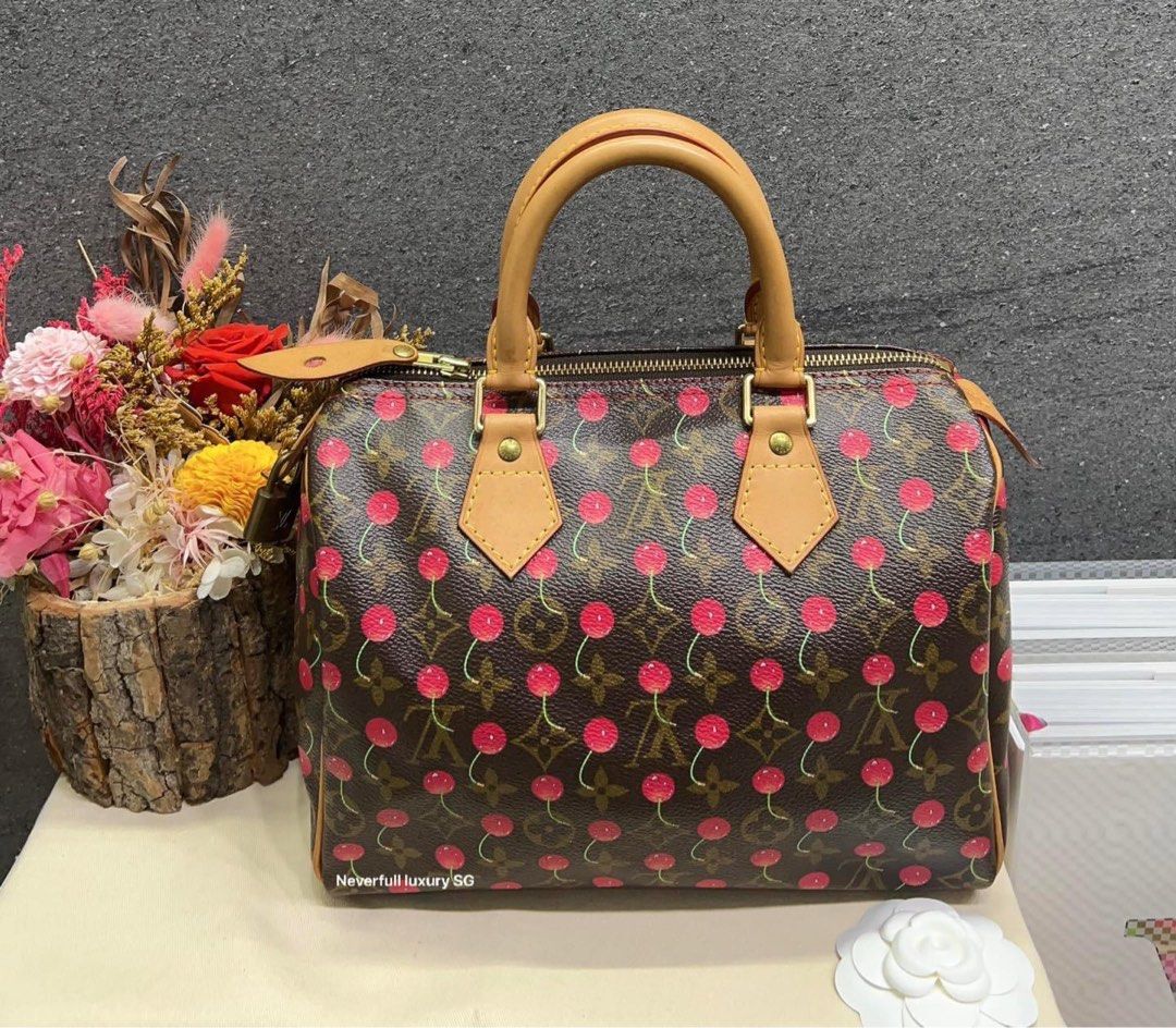 Louis Vuitton Cherry Speedy - 5 For Sale on 1stDibs  louis vuitton sp0035,  lv cherry speedy, louis vuitton cherry blossom speedy