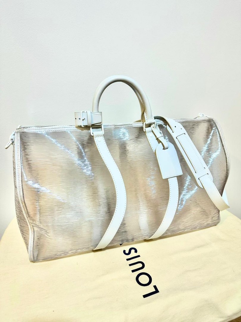 Louis vuitton Transparent Epi Keepall Bandouliere 50 Luxury Bags