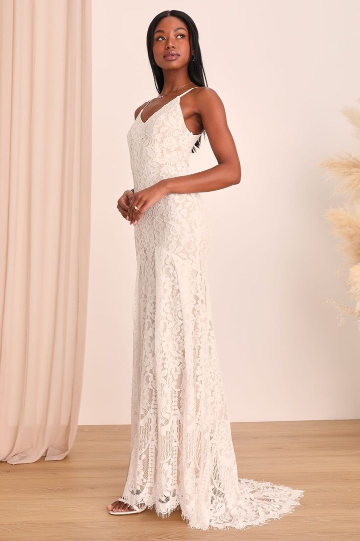 Lulus lace maxi dress top