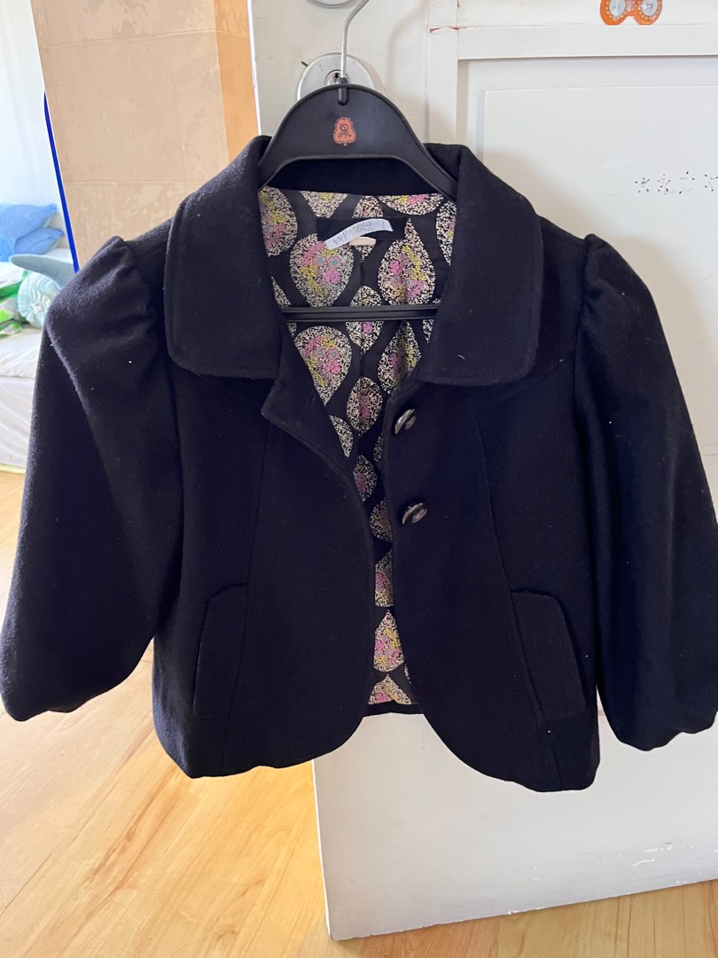 Lux (urban outfitter us) cropped black jacket on Carousell
