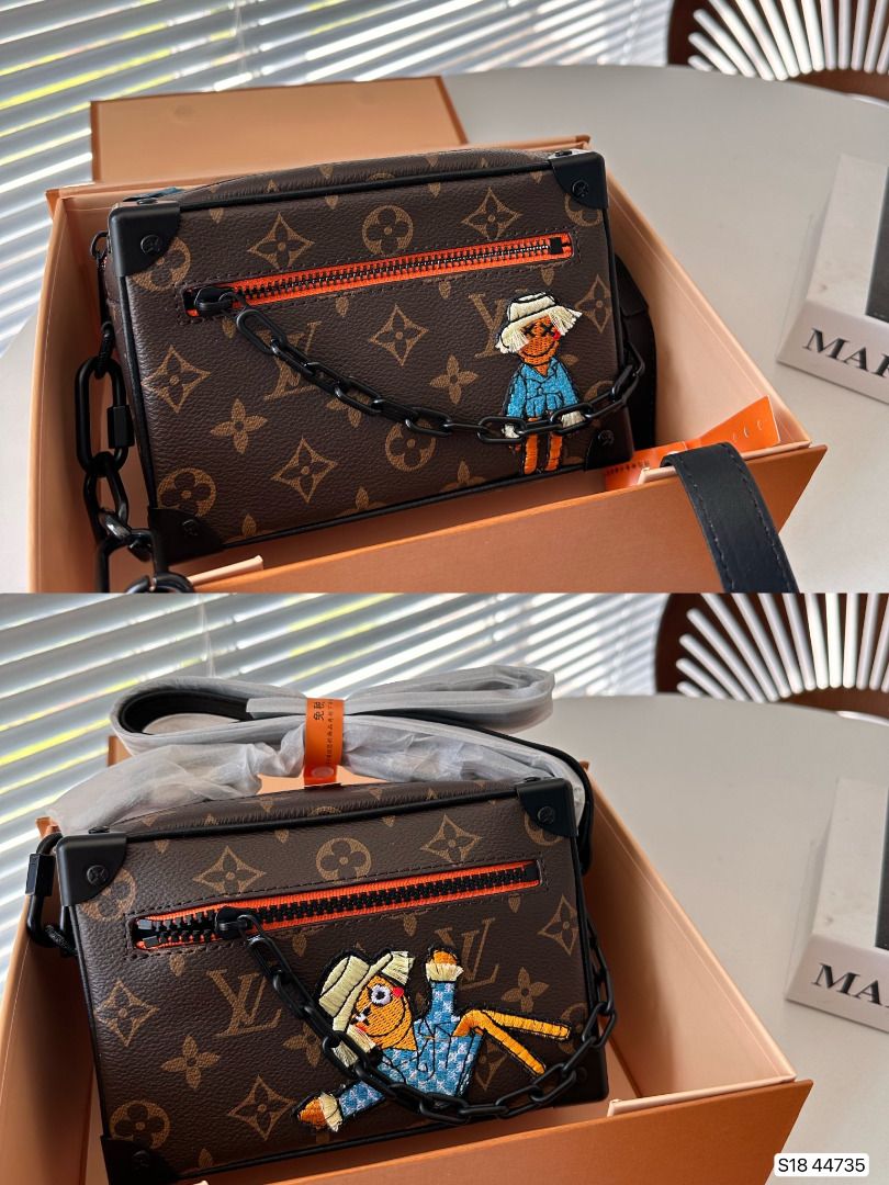👜🧸LV retro chain scarecrow square box🧸👜, Luxury, Bags & Wallets on  Carousell