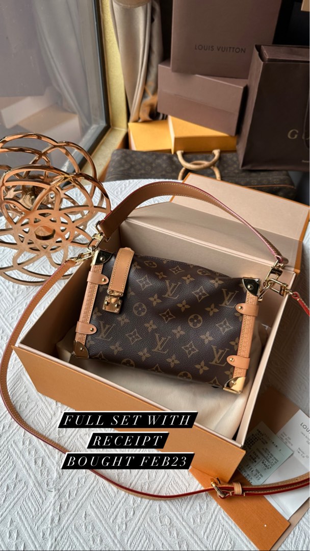 Louis vuitton side trunk, Luxury, Bags & Wallets on Carousell