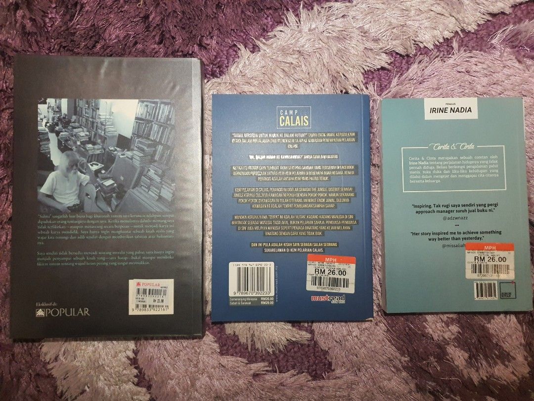 Malay Novels/Motivational Book, Hobbies & Toys, Books & Magazines