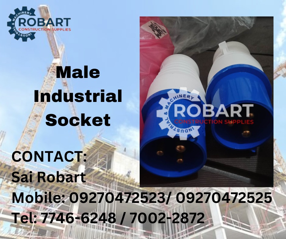 Male Industrial Socket, Commercial & Industrial, Construction Tools ...