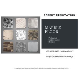 Marble floor polish # marble crack repair #marble restoration #marble water stain treatment in HDB #CONDOMINIUM # LANDED