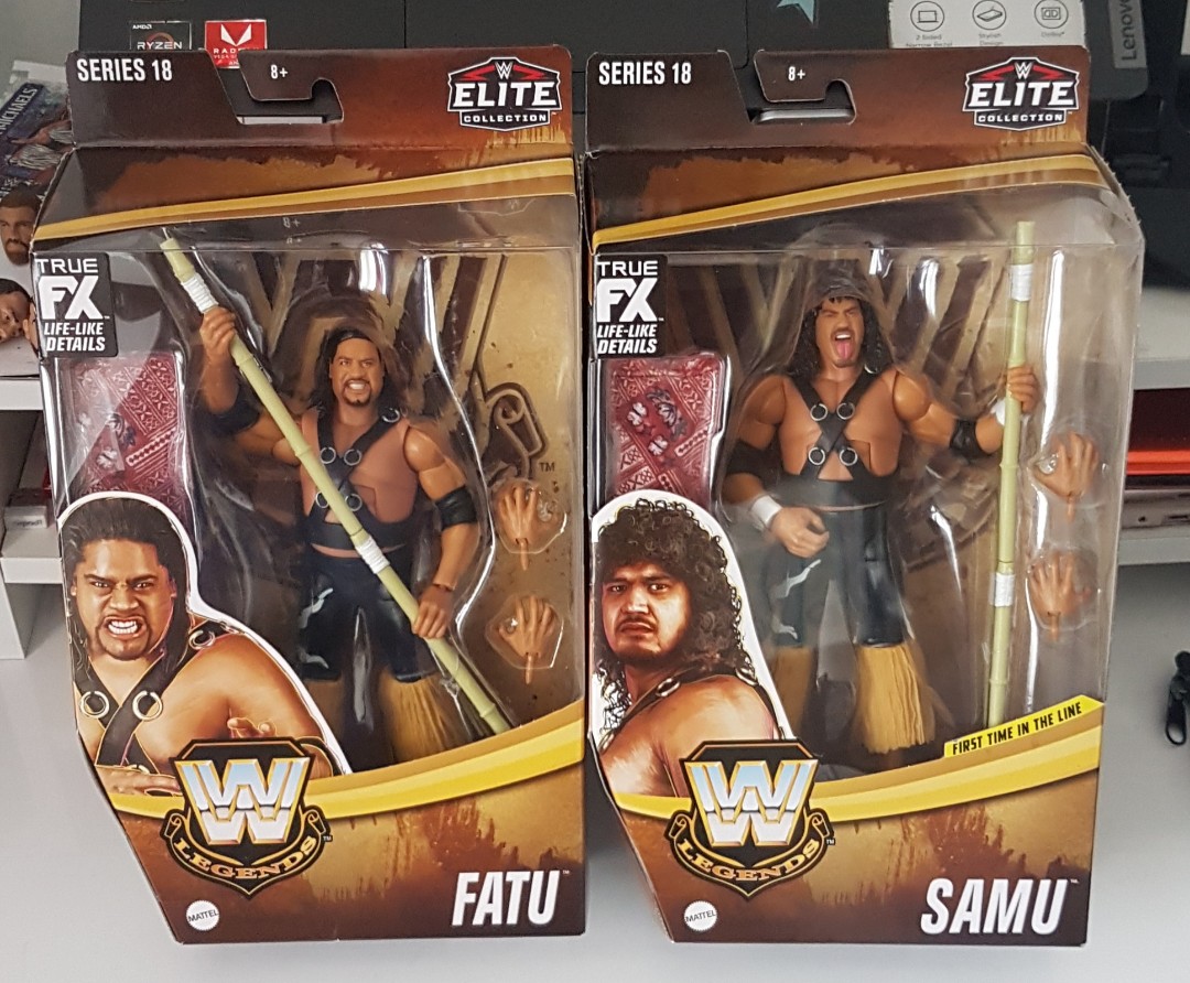 WWE Wrestling Legends Series 18 Samu Action Figure 