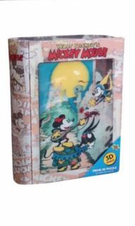 Mickey Minnie Mouse Book Puzzle Disney Original Ptime 3d 300 pcs