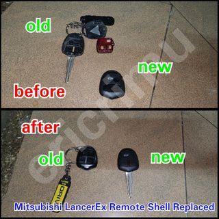Mitsubishi Remote Key FOB Case / Shell - Lancer GLX, Lancer Ex, Evo 8, 9, X, Outlander.