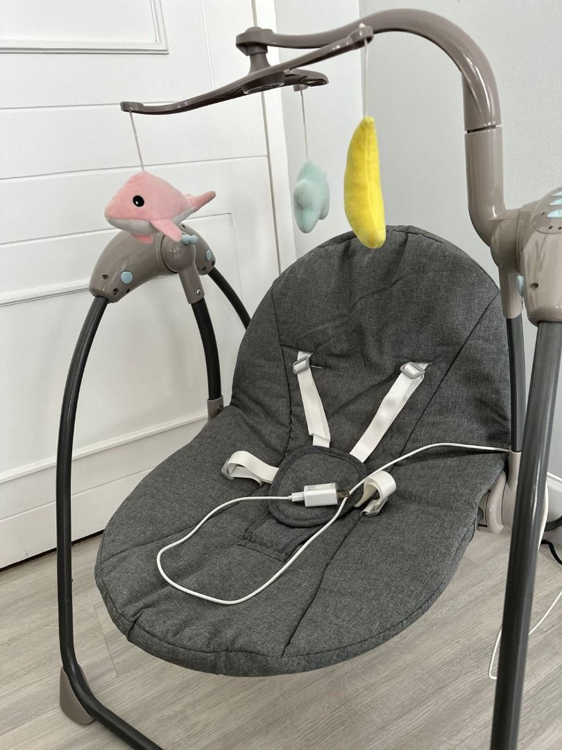 Mother & Baby Nursery Automatic Rocking Chair Swing with Music, Babies ...