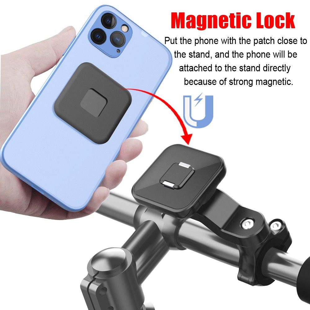 Motorcycle magnetic phone mount outlet