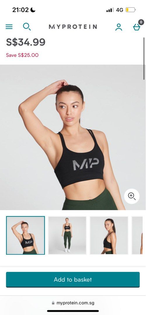 Rockwear Athletica Low Impact Sports Bra, Women's Fashion, Activewear on  Carousell