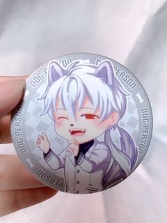 Mystic Messenger Zen button pin fan art merch