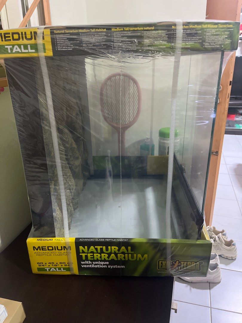 Natural Terrarium with Unique Ventilation System, Pet Supplies, Homes