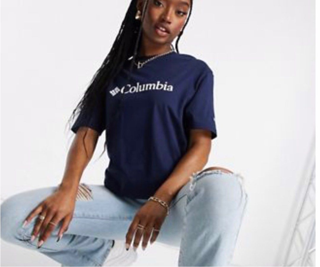 Navy blue columbia shirt store