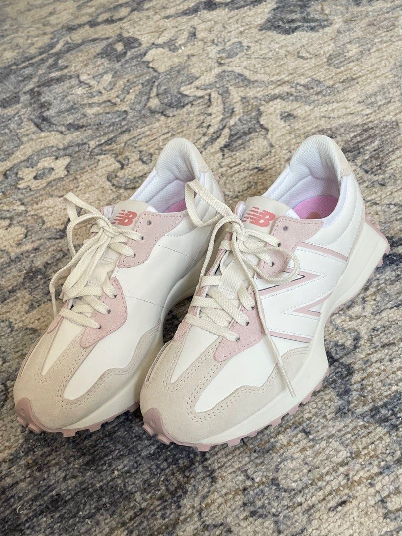 New Balance 327 Blush Pink on Carousell