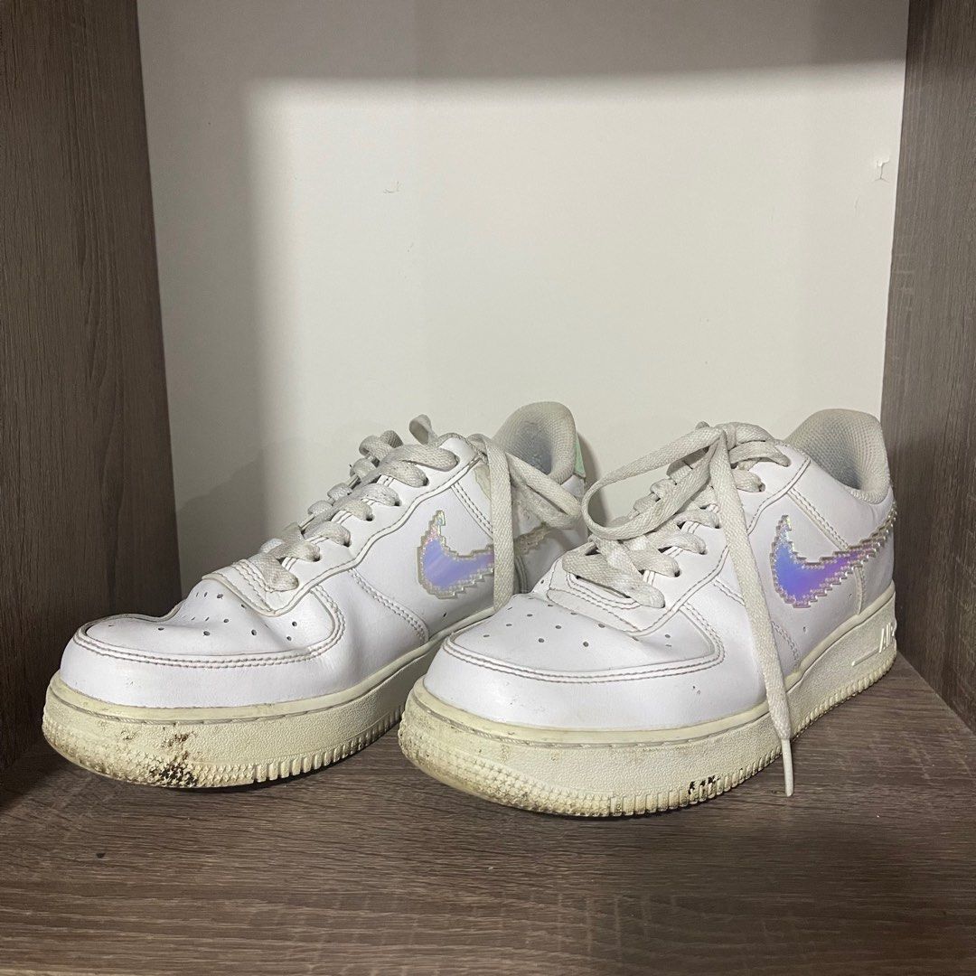 air force 1 iridescent swoosh