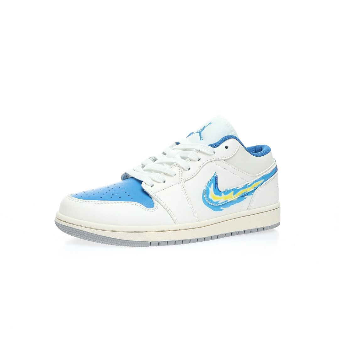 Jordan Air Jordan 1 Retro Low Sport Blue Womens Lifestyle Shoes