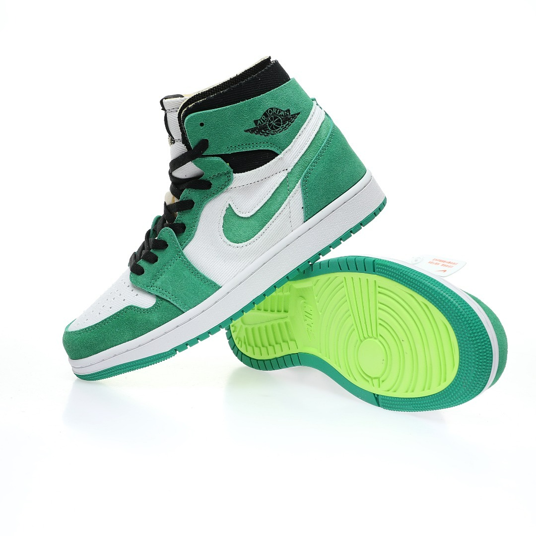 Nike Air Jordan 1 Zoom CMFT "Stadium Green" AJ1 Jordan generation mid