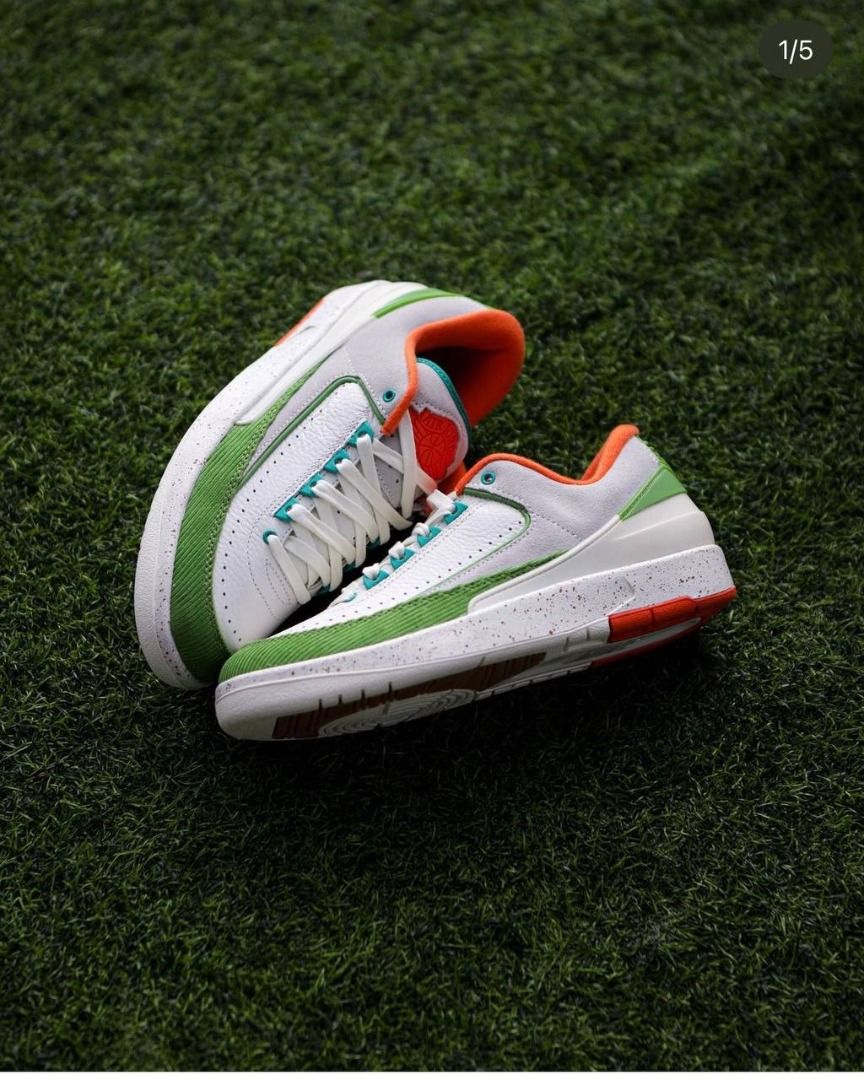 Nike Air Jordans 2s Low collab with Chi Gibbs Luxury Sneakers
