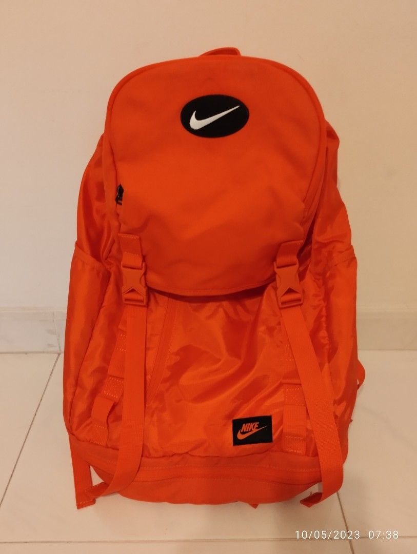 Nike Backpack (Orange), Men's Fashion, Bags, Backpacks on Carousell
