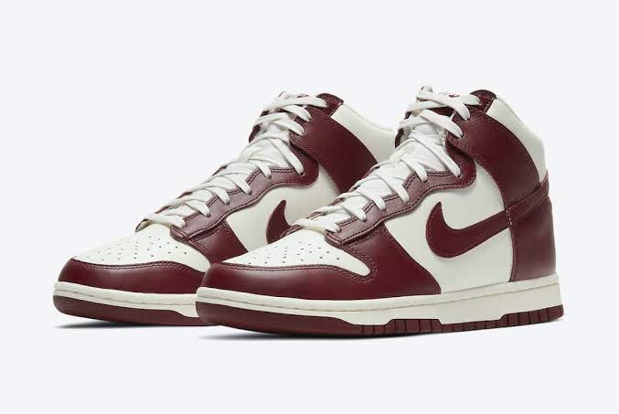 nike dunks bordeaux