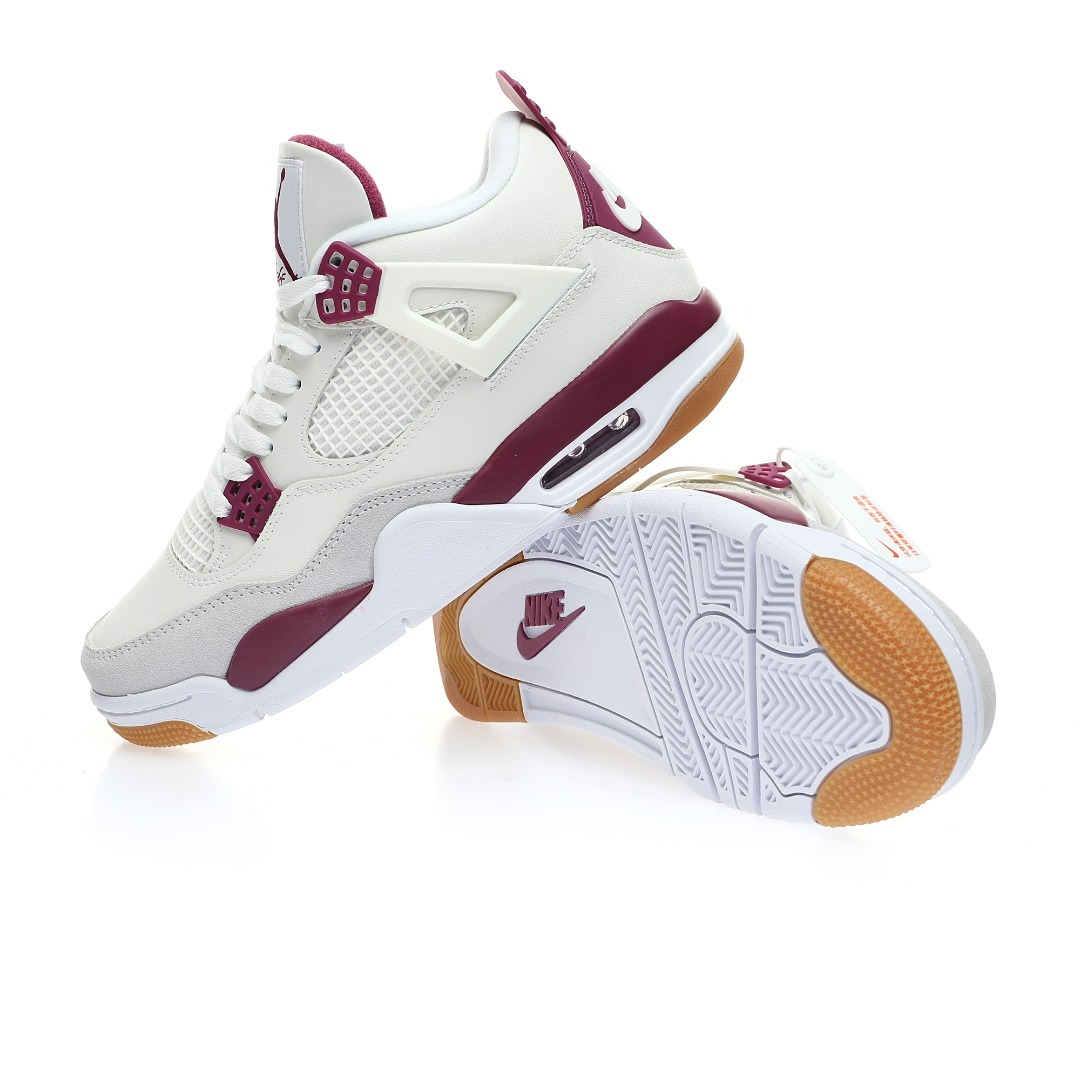 Jordan 4 morado clearance