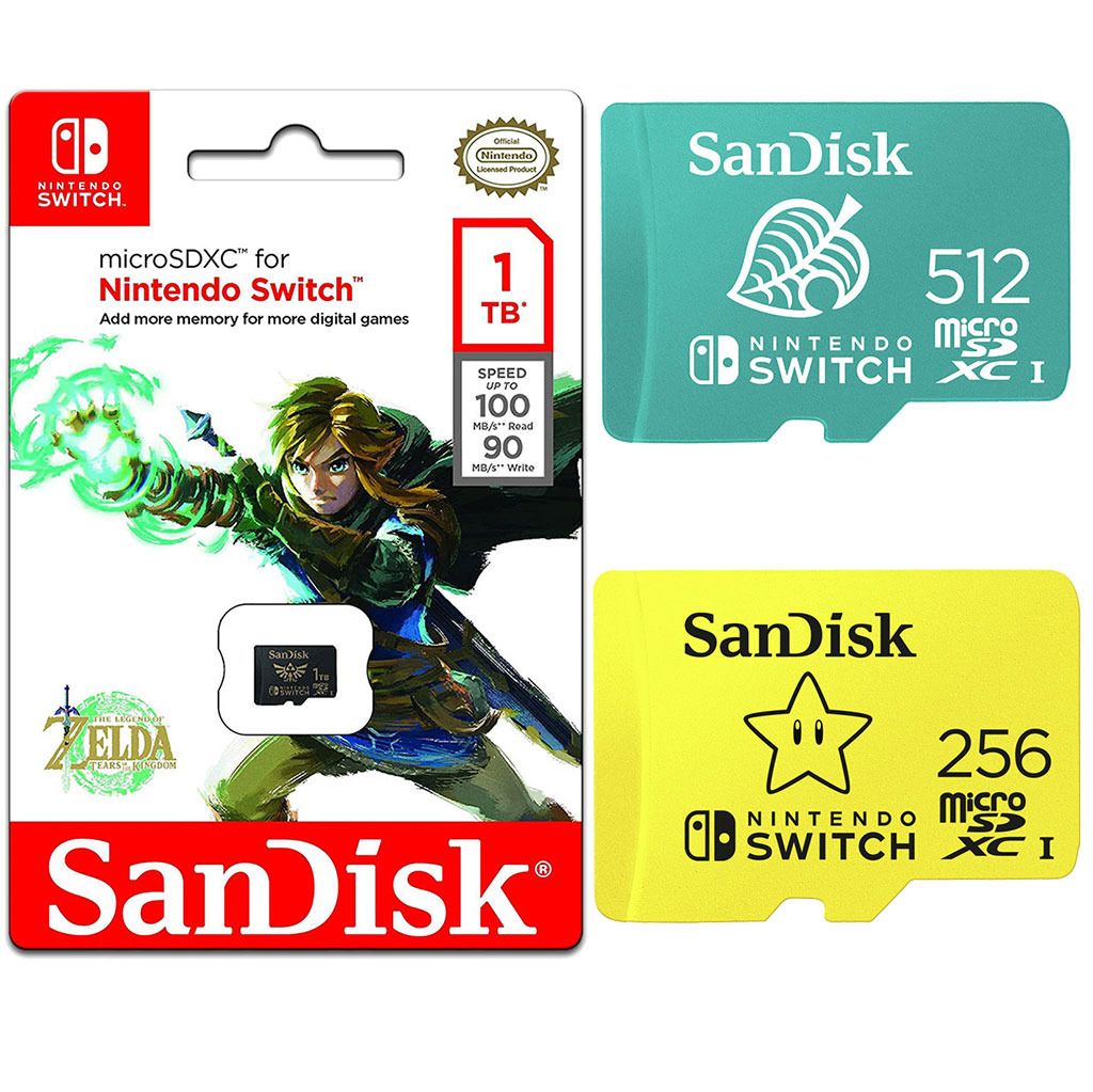 Nintendo Switch micro SD card 1TB/512GB/256GB memory, Video Gaming, Video  Games, Nintendo on Carousell