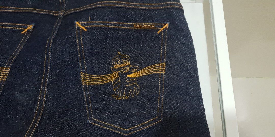 Nudie jeans tilted tor dry hotsell royal embo
