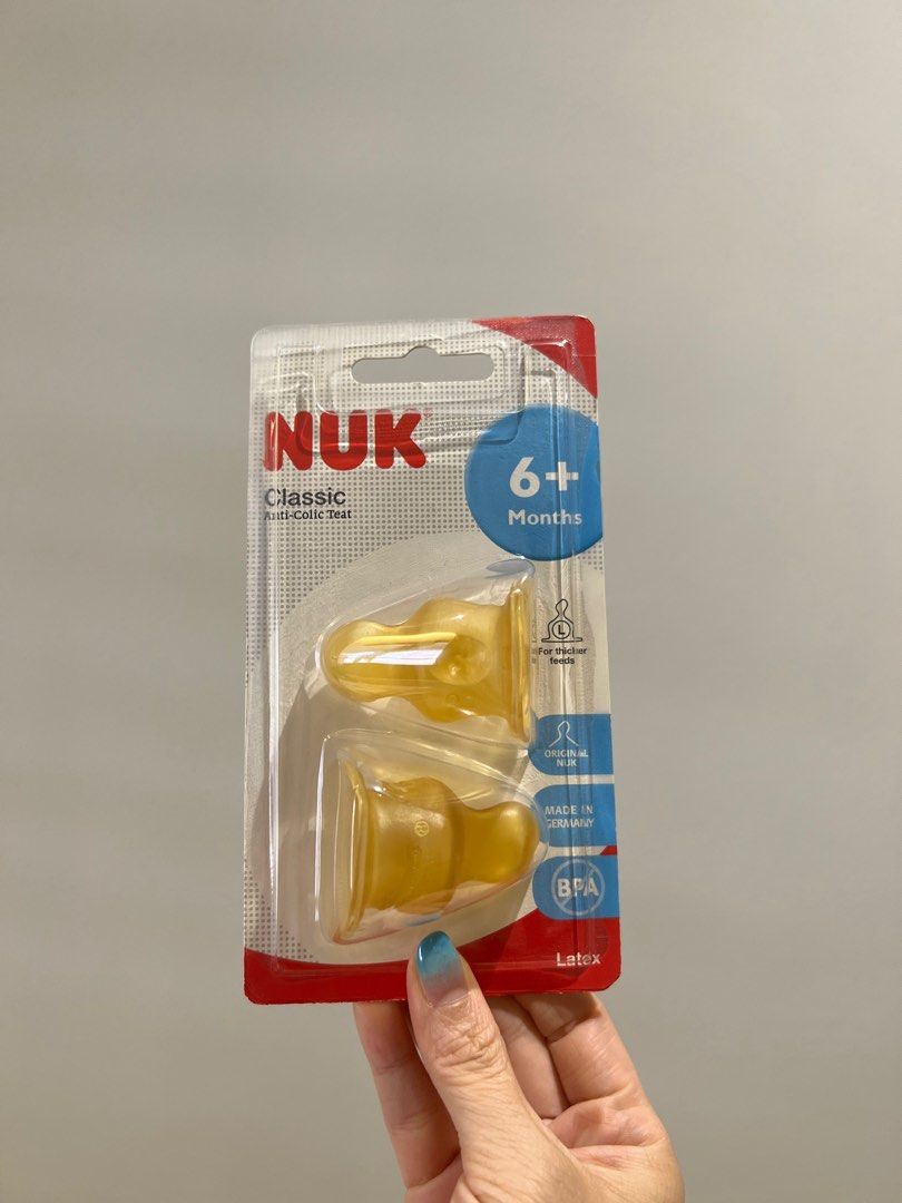 Nuk yellow teats top