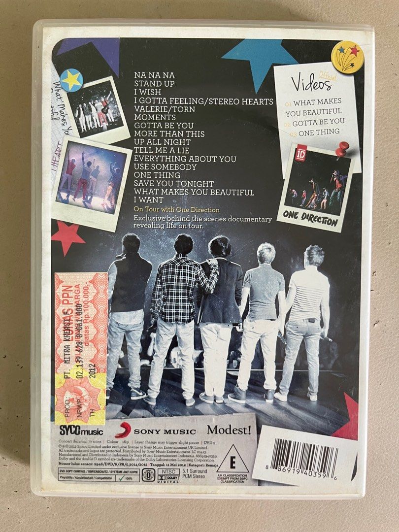 one direction up all night live tour on Carousell