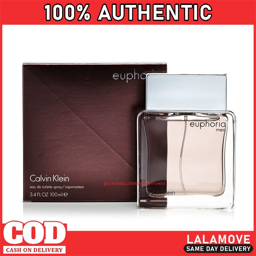 ORIGINAL CALVIN KLEIN EUPHORIA EDT 100ML FOR MEN