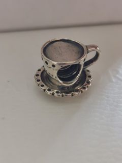 Pandora tea coffee cup charm