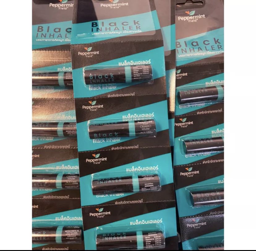 Peppermint field black inhaler on Carousell
