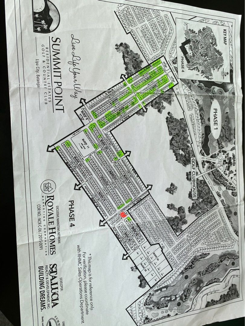 Phase 4 Summit Point Golf & Residential Estate (Category: Lot) located in Paranaque City. Submitted by eftibi (Listing ID 1230998465, Image 3). Description: The only available corner lot in Phase 4 of Summit Point. Along main road 308 sqm RFS: migrate.