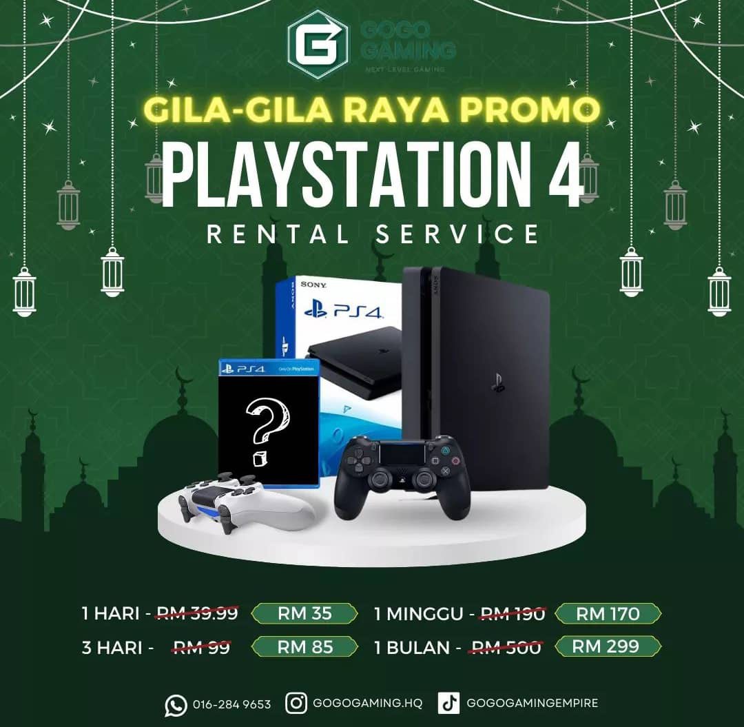 Playstation4 Rental, Video Gaming, Video Game Consoles, PlayStation on
