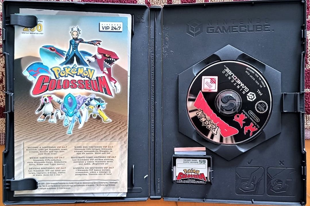 Pokemon colosseum memory card top