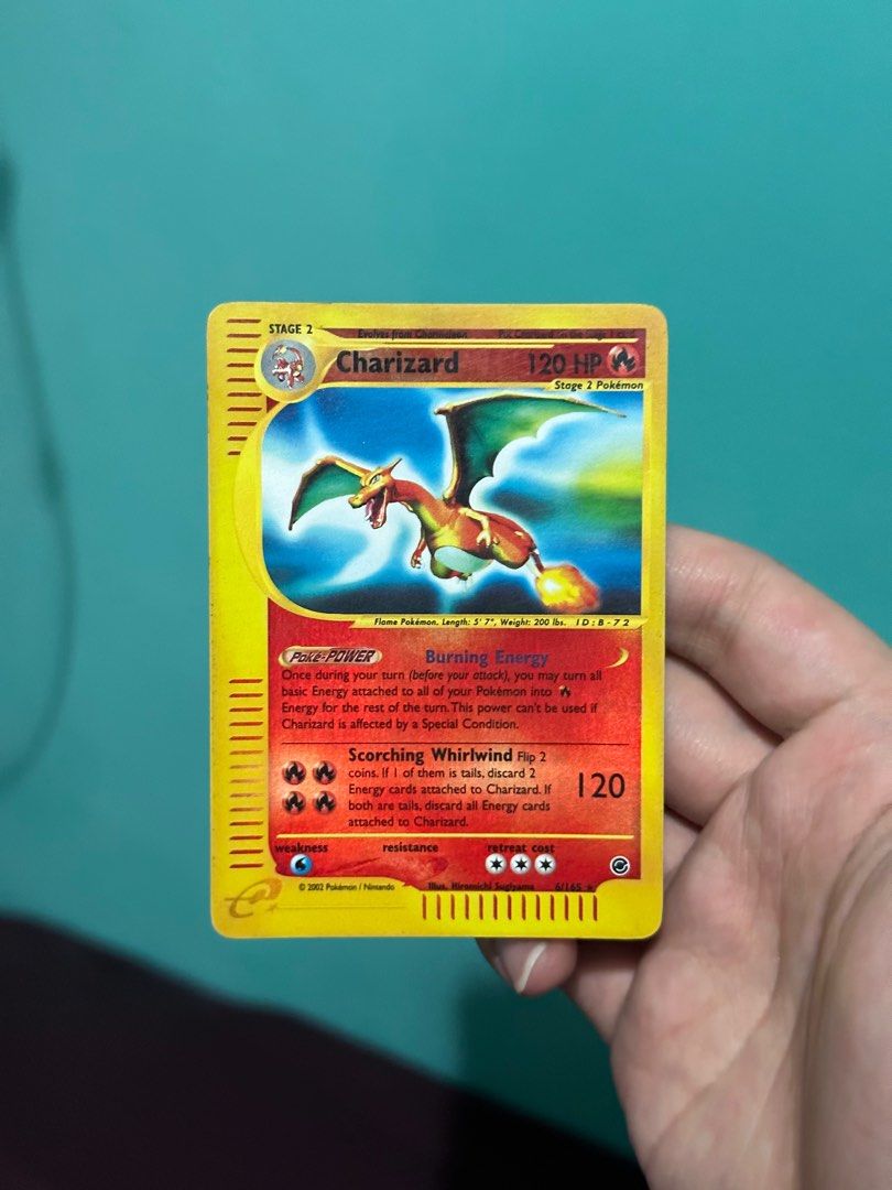 Pokemon Expedition Charizard 2 rare reverse holo, Hobbies & Toys, Toys