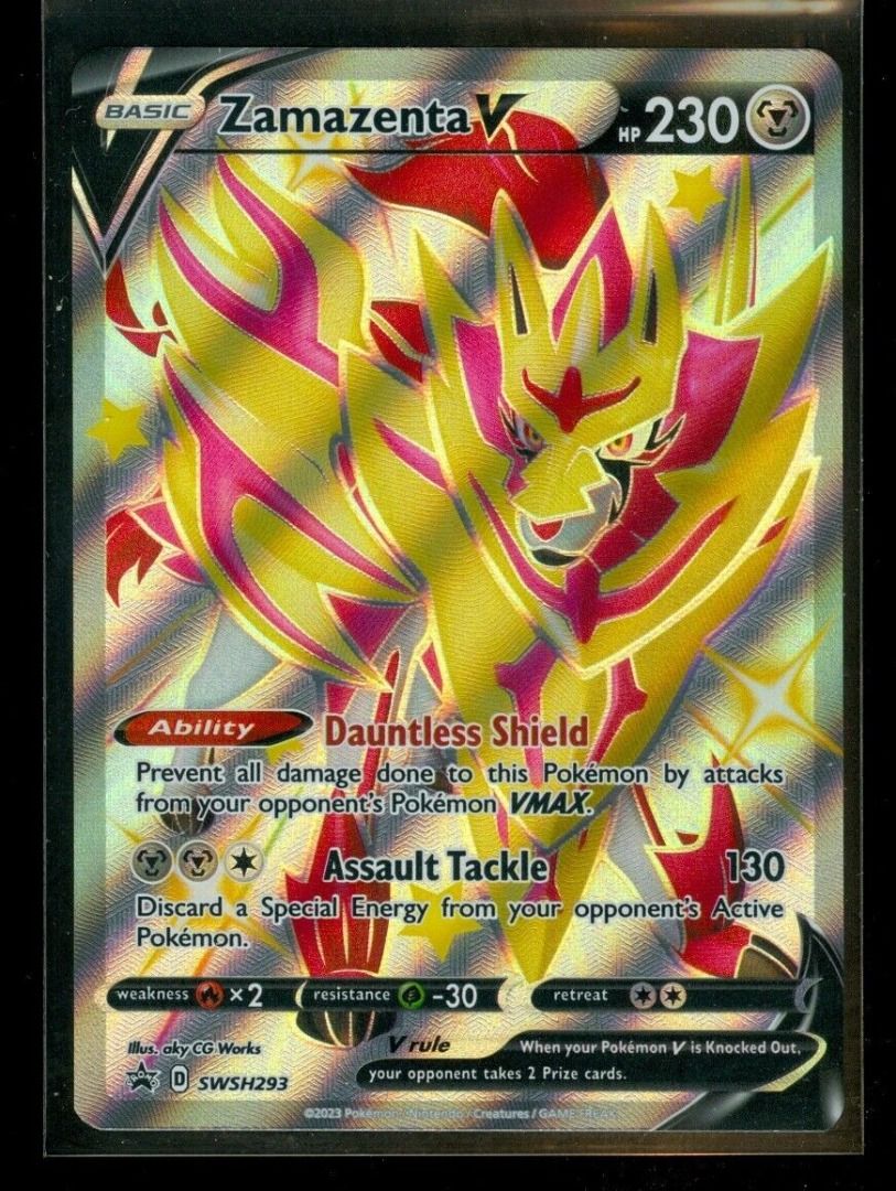 Pokemon TCG Crown Zenith Zamazenta V Premium Collection contents only ...