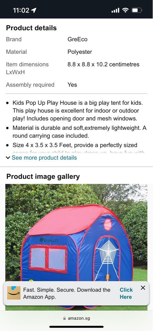 Pop up tent Carousell