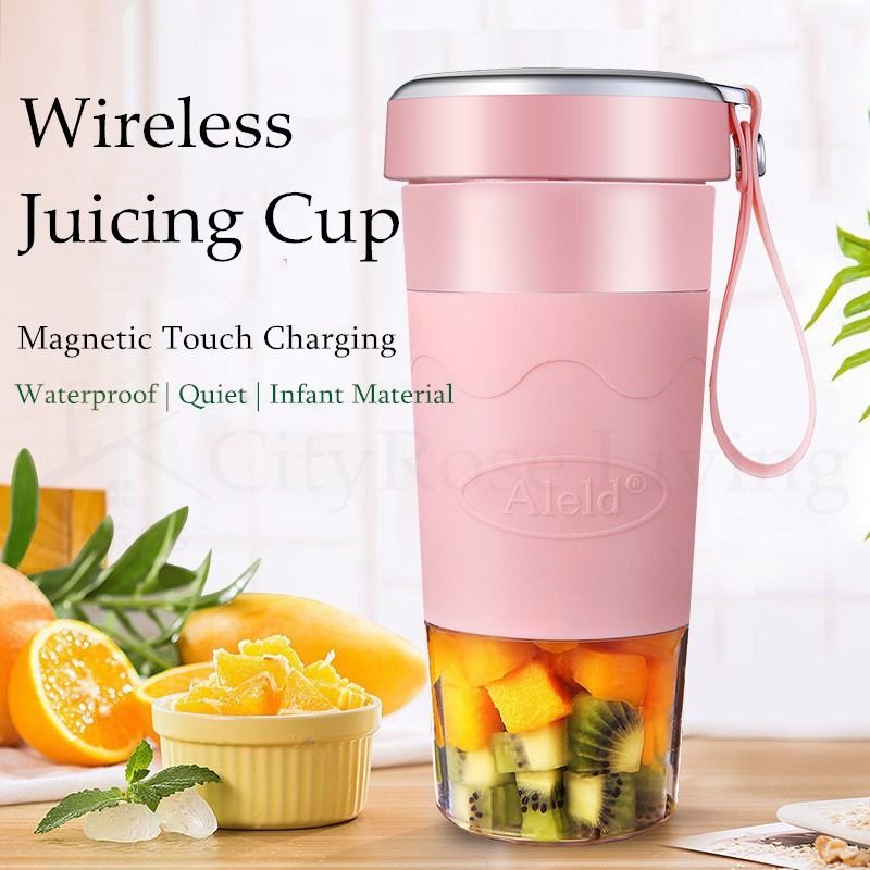 Portable Blender 600ML Electric Juicer Fruit Mixers 4000Mah USB  Rechargeable Smoothie Mini Blender For Home&Travel