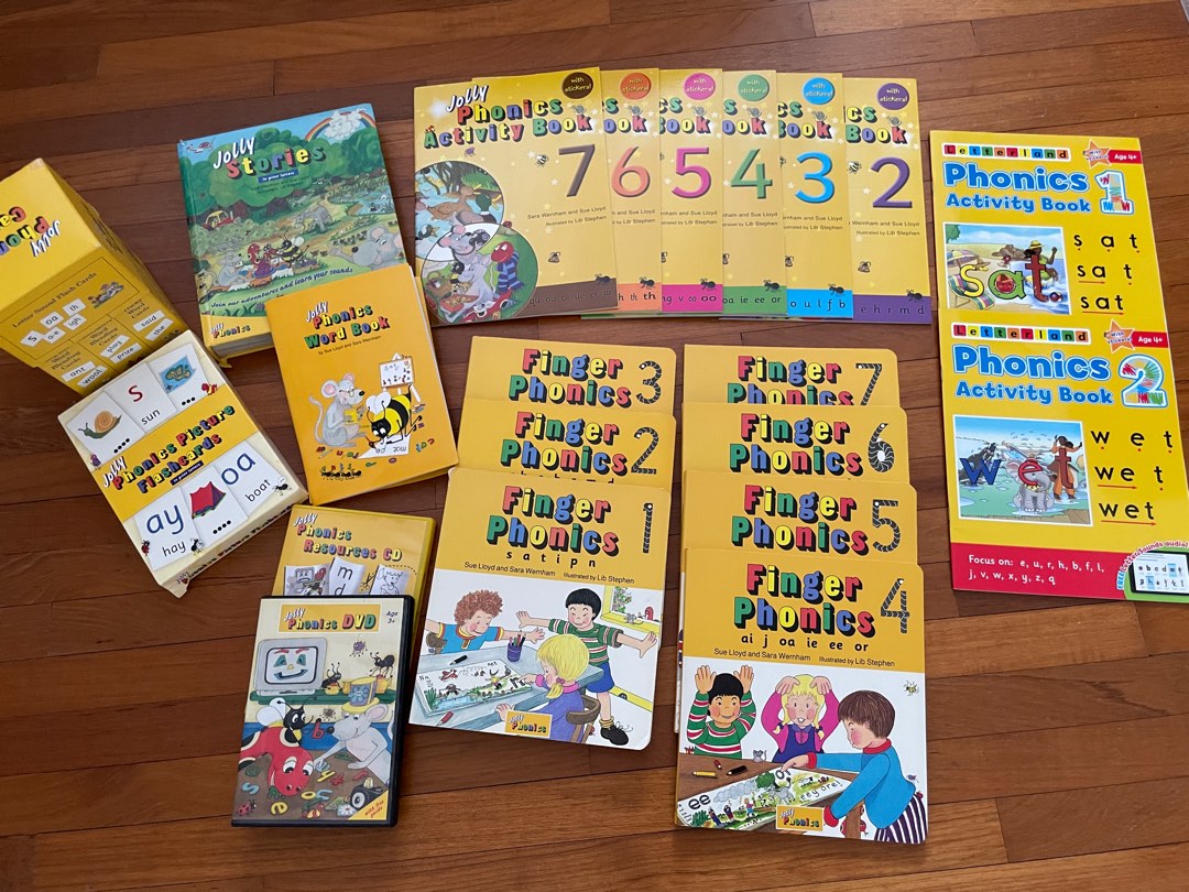 Jolly Math Books Preloved Jolly Phonics Set, Hobbies & Toys, Books & Magazines, Children ...