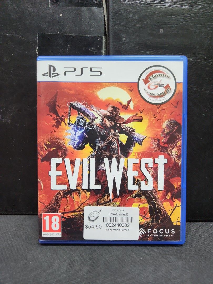 EVIL WEST- PS5 R3 DISC with DLC CODE, Video Gaming, Video Games,  PlayStation on Carousell