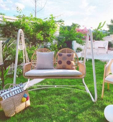 Purple hotsell swing chair