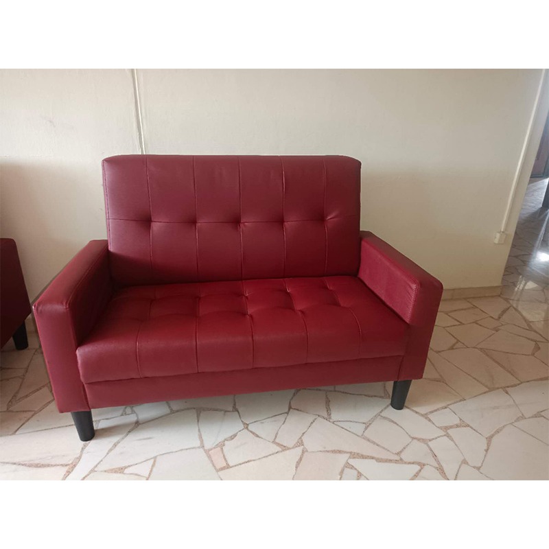 PVC Leather Sofa / 2 Seater sofa / Office/living room sofa Cash on