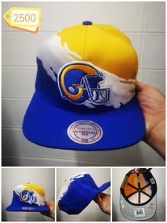 Rare Vintage St. Louis Rams NHL Snapback by Mitchell & Ness - Limited Stock! - Yellow/White/Blue